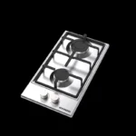 هيونداي - سطح 2 شعلات غاز  شبك من المعدن (ثقيل) خاصية الاشعال الذاتي صمام أمان كامل - مفاتيح للتحكم أمامية - HY-TG30S