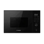 هيونداي - ميكرويف بلت ان 28 لتر اسود - استانلس استيل من الداخل فولاذ مقاوم للصدا فتح الباب باللمس 8برامج طهي ساعة ديجتال شواية الطهي السريع الطهي المتعدد تذويب سريع - HY-28B