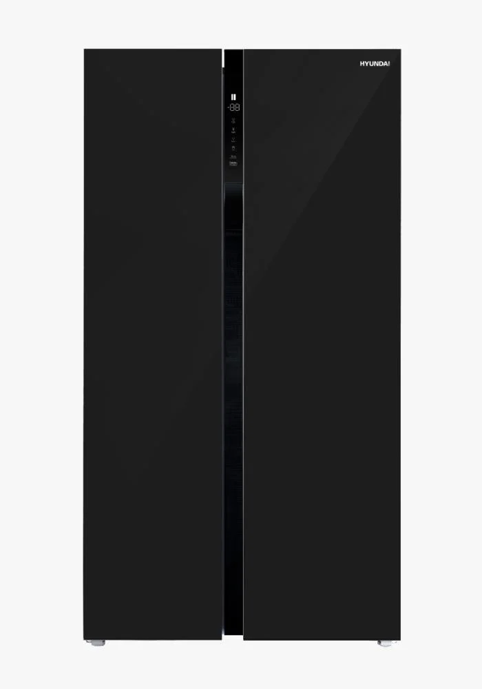 d3bbf936-db5e-4796-be9d-d1ab49d01568-700x1000-3kVuoYROsDn5P2RRbRVrs6AR7ADD7Dkn5D1YbnTx ثلاجة دولابي هيونداي اسود بابين 488 لتر دولابي جنبا الى جنب اللون اسود - HY-FS480B - الصورة 1