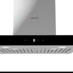 كيتشن نت - شفاط حرف تي بوكس مقاس 60 سم يعمل بالمس قوة شفاط 1000م3/الساعة ماطور تيربو فلتر كربون + فلتر شرايح مقاوم للصدا MI2203006