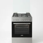 سيمفر - فرن 4 عيون 60*60 سم - زجاج سهل الفتح والتنظيف - اشعال ذاتي - شواية داخليه - صينية تيفال - أمان كامل - تركي F6402SGRIM-SMF01