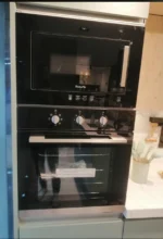 ⁦بكج اجهزة مطبخ بلت ان من كيتشن نت الايطالية - Kitchen Net - فرن كهربائي 60 سم 6 وظائف لون اسود MP2202002 - ميكرويف بلت-إن 20 لتر مع شوايه اسود JN2204010⁩ - الصورة ⁦2⁩