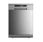 جنرال سوبريم غسالة صحون 6 برامج, 15 مكان, 3 رف, خاصية فتح الباب التلقائي, خاصية الغسل المزدوج, اضاءة داخلية, ستانلس ستيل - GSDW1536SSGA