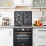 بكج أجهزة مطبخ بلت ان من البا - سطح غازي 4 شعلات لون + فرن كهربائي 60 سم 9 وظائف 74 لتر