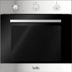 ⁦بيلا BELLA - بكج بلت ان - فرن بلت ان 4 وظائف 60 سم - ميكرويف بلت ان 20 لتر 60*38 سم - سطح 4 شعلات غاز شبك خفيف - شفاط هرمي قوة 1000م3 الساعة 60 سم⁩ - الصورة ⁦5⁩