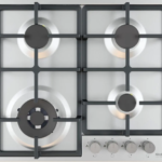 كيتشن برو - سطح 4 عين غاز 1 عين ثلاثية - استيل شبك هيفي ديوتى - إشعال ذاتى مع كل مفتاح - امان تام لقطع الغاز في حالة اطفاء الشعلة - KP602H/GA