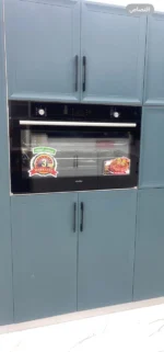 ⁦سيمفر - فرن كهرباء بلت-إن 90 سم – 10 وظائف - 142 لتر - مروحة لتوزيع الحرارة + مروحة للتبريد بوظيفة التريو _ خاصية التنظيف الذاتي – اسود - B 9109 DERB⁩ - الصورة ⁦2⁩