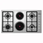 ⁦بكج أجهزة مطبخ بلت-ان من MASTERgas ماستر جاز -فرن 90*60 سم 9 وظائف - سطح 4 غاز 2 كهرباء - شفاط 90 سم هرمي قوة 1200⁩ - الصورة ⁦2⁩