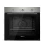 ماستر جاز - فرن بلت ان 60 سم - 4 وظائف كهرباء - مؤقت ميكانيكي مع التذكير بالدقائق – 68 لتر - سيخ شواية - سهل التنظيف - O66E4MT