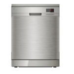 جنرال سوبريم غساله صحون , 5 برامج , 13 مكان , 2 رف, خاصية نصف تحميل, تجفيف إضافي, ستانلس ستيل - GSDW1325SSGA