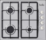 ⁦بيلا BELLA - بكج بلت ان - فرن بلت ان 8 وظائف 60 سم - ميكرويف 28 لتر 60*38 سم - سطح 4 شعلات غاز 60 سم - شفاط حرف تي قوة 1000م3 الساعة⁩ - الصورة ⁦5⁩