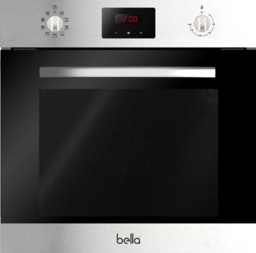 ⁦بيلا BELLA - بكج بلت ان - فرن 60 كهرباء 9 وظائف ستيل - سطح 60 غاز شبك هفي ديوتي ستيل - ميكرويف مدمج 28 لتر أستيل - شفاط حرف تي قوة 1000م3 الساعة 60 سم⁩ - الصورة ⁦3⁩