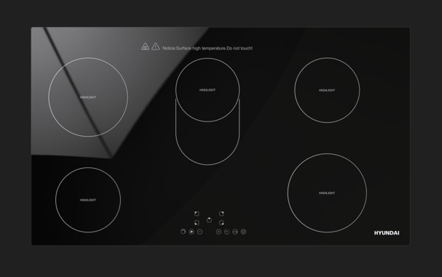 ulyDGSYQHXZfWnW9Xk58BmNeW1N4WvyS6ycqb6nM.webp هيونداي - موقد سيراميك كهربائي 90سم - 5 مناطق للطھي ۹ مستویات نظام امان سهل التنظيف طهي سريع مؤشر ضوئي لبیان العین المستخدمة - HY-TRC95N - الصورة 1