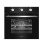 ماستر جاز - فرن بلت ان كهرباء – 6 برامج للطهي مفاتيح أمامية للتحكم مؤقت للتحكم بوقت الطهي مروحة لتوزيع الحرارة سيخ لشوي الدجاج زجاج مزدوج لباب الفرن – 60 سم – O66E6MT