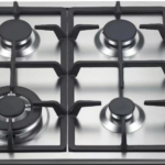 هيونداي - سطح 4 شعلات غاز عين ثلاثية شبك ثقيل اشعال ذاتي صمام أمان استانليس استيل - H-GH614