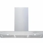 بومبي - شفاط قوة شفط 1200 - حرف تي 90 سم - •إضاءة لون ابيض •عدد 2 فلتر كربون •عدد 3 فلتر ألمنيوم •4 طبقات مغطى ستانليس ستيل - PHT90