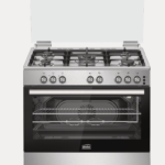 سيمفر - فرن فري ستاند 5 شعلات غاز - امان كامل - 60×90 سم ، شبك ثقيل، مروحة توزيع للحرارة ، F9502SGWHM-SMF04