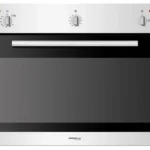 ماستر جاز - فرن بلت ان غاز ايطالي - 3 مفاتيح للتحكم - سعة الفرن 131 لتر - سيخ شواية - مروحة توزيع + مروحة تبريد - 90*60 سم - O96G2MX