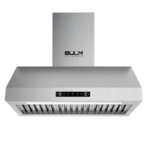 بولم BULM – شفاط جداري هرمي 90 سم - لون أستيل - قوة 1600م3 / الساعة - تكنولوجيا إيطالية - TIFONE 90SS-1600