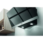 ⁦أريستون شفاط طبخ قائم بذاته زجاجي مائل أسود – 3 سرعات – HHVP8.7FLTK⁩ - الصورة ⁦3⁩