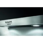 ⁦أريستون شفاط طبخ قائم بذاته زجاجي مائل أسود – 3 سرعات – HHVP8.7FLTK⁩ - الصورة ⁦4⁩