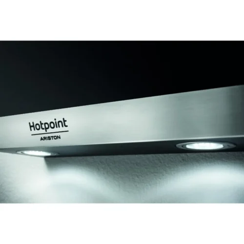 ⁦أريستون شفاط طبخ قائم بذاته زجاجي مائل أسود – 3 سرعات – HHVP8.7FLTK⁩ - الصورة ⁦4⁩
