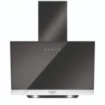 أريستون شفاط طبخ قائم بذاته زجاجي مائل أسود – 3 سرعات – HHVP8.7FLTK