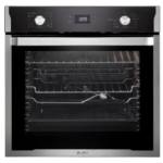 البا الايطالية فرن بلت ان كهرباء ايطالي 60 سم 11 وظائف 74 لتر - واجهة سوداء واطراف مطعمة من الإستانليس ستيل - باب زجاجي ثلاثي الطبقات - خبز البيتزا بدرجة حرارة 300 درجة مئوية - قلاية هوائية - الطهي بالبخار |- التنظيف الرطب -  ASEL11XLB300