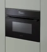 ⁦البا الايطالية - فرن ميكرويف بلت ان - 60 سم - سعة التجويف 44 لتر - 17 برنامج للطهي - واجهة تصميم من الزجاج الأسود مع مقبض من الفولاذ الأسود - صناعة ايطالية - EL45BMWC60 F⁩ - الصورة ⁦4⁩