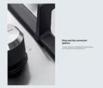 ⁦البا الايطالية - سطح بلت ان 4 عيون غاز ايطالي 75 سم - ASELIOEN75-545⁩ - الصورة ⁦5⁩