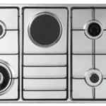 البا الايطالية - سطح بلت ان 4 عيون غاز وعين كهرباء حجر ايطالي 90 سم -  ASEN90-410XD