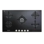 البا الايطالية - سطح بلت ان 5 عيون غاز الكتروني سيراميك ايطالي 90 سم - ASELIOEN95G-MATIK