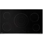 البا الايطالية - سطح بلت ان 5 عيون كهرباء سيراميك أسود ايطالي 90 سم - تحكم باللمس أمامي - AS EVC906 XF