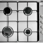 البا الايطالية - سطح بلت ان 4 عيون غاز ايطالي 60 سم - شبك ميلانيوم خفيف - ASENS60-400XD