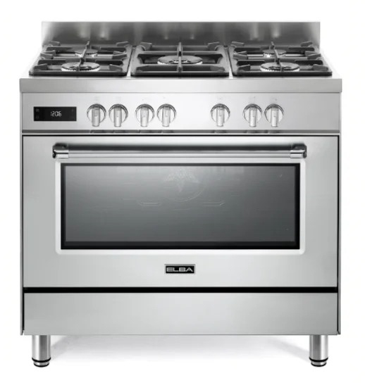 لقطة-الشاشة-2025-10-15-201146.webp البا الايطالية - فرن 5 شعلات غاز والفرن السفلي كهرباء 90 سم فري ستاند - صناعةوتكنولوجيا إيطالية - EX965MSA - الصورة 1