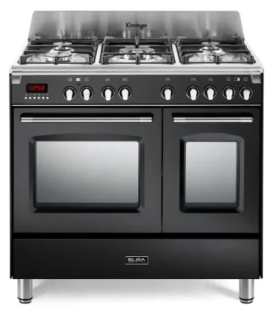 لقطة-الشاشة-2025-10-15-201738.webp البا الايطالية - فرن 5 شعلات غاز والفرن السفلي كهرباء 90 سم فري ستاند أسود - صناعةوتكنولوجيا إيطالية - VB965TM - الصورة 1