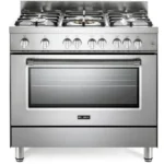 البا الايطالية - فرن 5 شعلات غاز ايطالي 90 سم فري ستاند  90 سم فري ستاند - صناعةوتكنولوجيا إيطالية - EX965FGSA