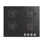 كاندي - سطح بلت ان 4 شعلة غاز سيراميك أسود 60 سم شبك ثقيل- صناعة ايطالية - CVG6PXSASO