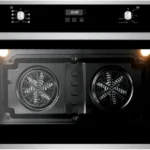 كالمي فرن كهربائي 90 سم 125 لتر زجاج أسود تحكم لمس - 11C05