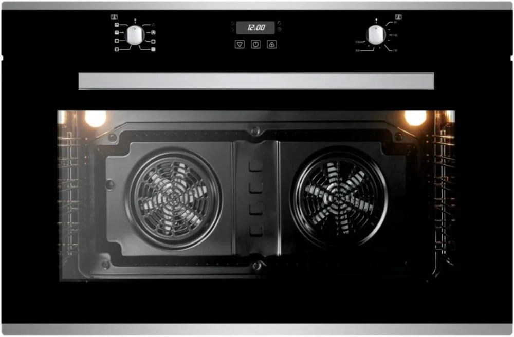 11C05 كالمي فرن كهربائي 90 سم 125 لتر زجاج أسود تحكم لمس - 11C05 - الصورة 1