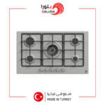 بلورا سطح 5 عين غاز استيل شبك HD - مفاتيح امامية- تركي – PL-EL009