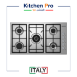 سطح 5 عين غاز استيل شبك HD - مفاتيح جانبيه - إيطالي– ماركة كتشن برو - KP902H/GA-M