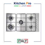 كتشن برو  سطح 5 عين غاز استيل شبك اينامل- مفاتيح جانبيه - ايطالي– ماركة KP902/GA