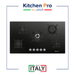 كتشن برو سطح 5 عين غاز سيراميك شبك منفصل HD - عين ثلاثيه وسط- ايطالي– مفاتيح اماميه - КР912/GAM