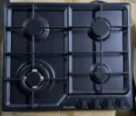 ⁦كيتشن نت سطح 4 عيون غاز شبك ثقيل مفاتيح امامية لون أسود مقاوم للخدش - MP2201022⁩ - الصورة ⁦2⁩