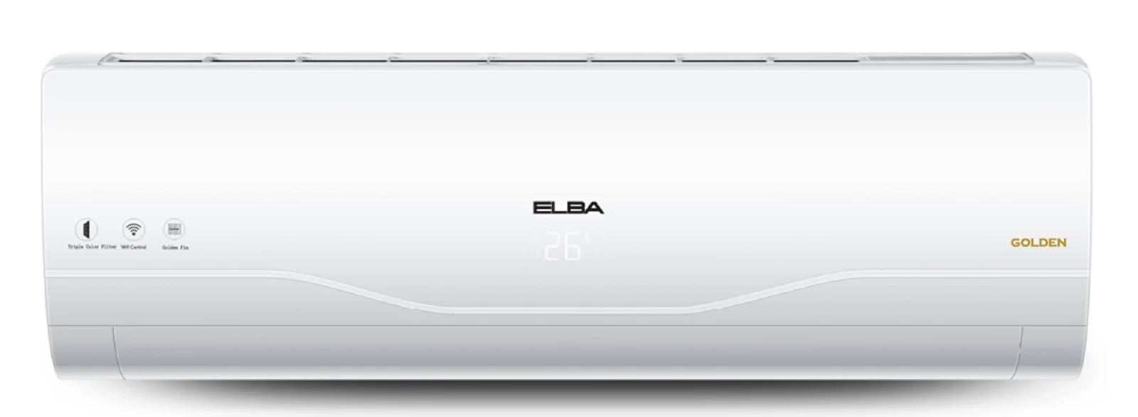 30K-indoor البا مكيف سبليت 27400 وحدة واي فاي، ريش ذهبية، بارد - ELBA-30LRB24 - الصورة 1