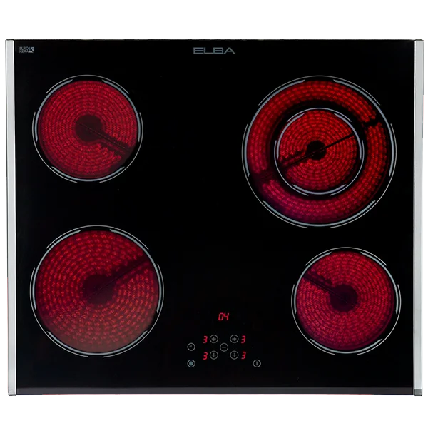 345-005-SS البا سطح سيراميك كهرباء 4 شعلات بلت ان – إيطالي - AS 345-005 SS - الصورة 1