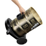 ⁦مكنسة هيتاشي أسطوانية سعة 21 لترًا بقوة 2200 واط، لون ذهبي - CV-970YTG⁩ - الصورة ⁦2⁩