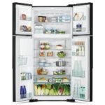 ⁦هيتاشي ثلاجة بأربعة أبواب سعة 550 لتر 19.43 قدم³ – R-W660PS7 GGR⁩ - الصورة ⁦3⁩