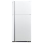 هيتاشي Hitachi ثلاجة بابين بفريزر علوي 450 لتر (19.4 قدم) أبيض - R-V700PS7K-1TWH